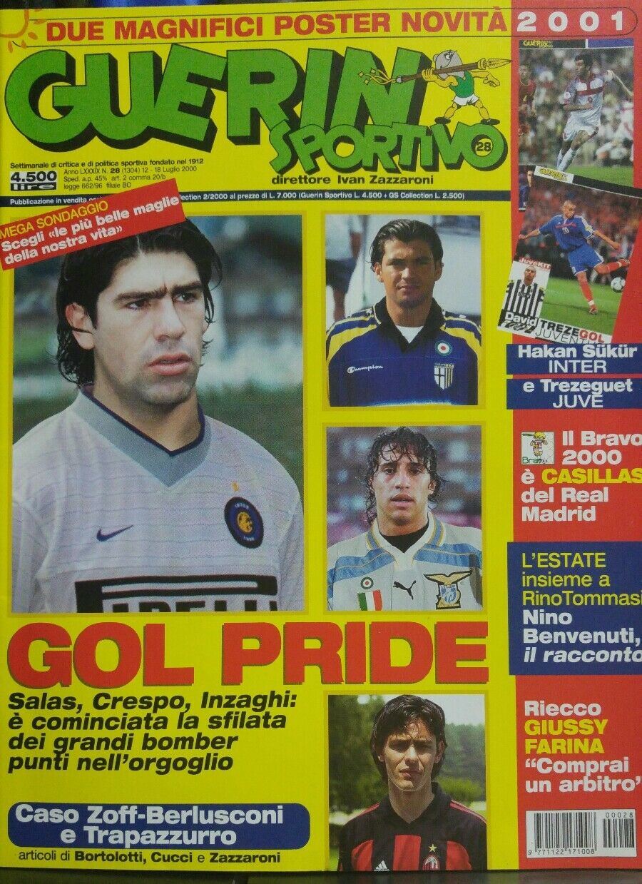 GUERIN SPORTIVO N.28 2000 OTTIMO CON POSTER