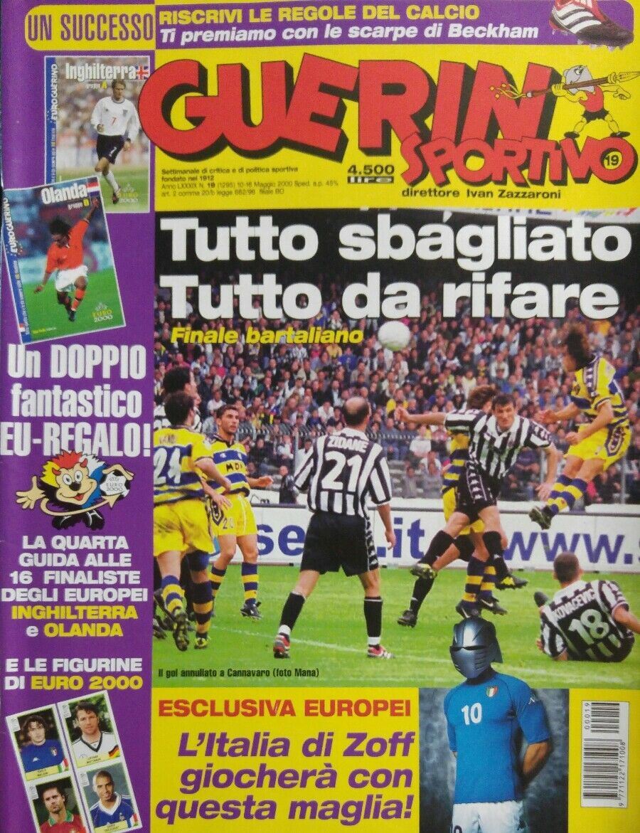 GUERIN SPORTIVO N.19 2000 OTTIMO CON FIGURINE