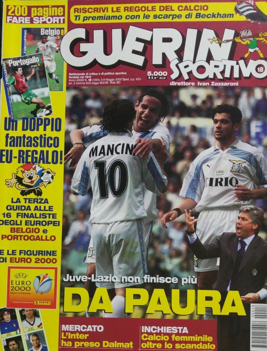 GUERIN SPORTIVO N.18  2000 OTTIMO CON FIGURINE