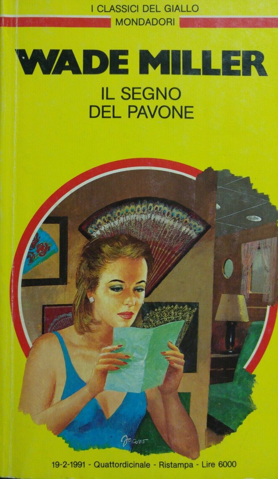 I CLASSICI DEL GIALLO MONDADORI N.628 IL SEGNO DEL PAVONE