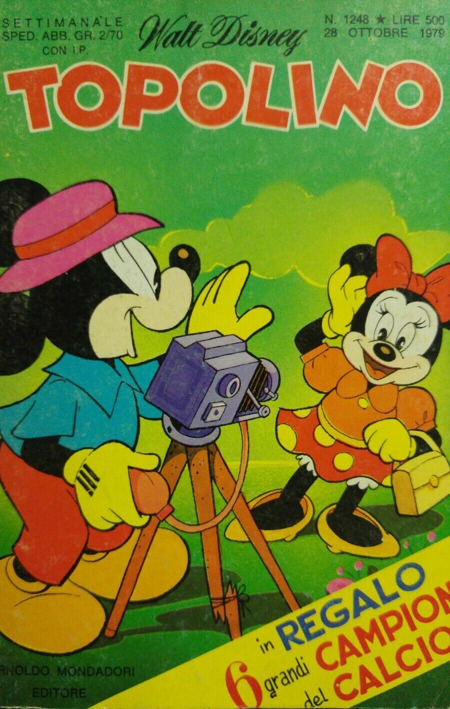TOPOLINO. N.1248 -BUONO-CON FIGURINE