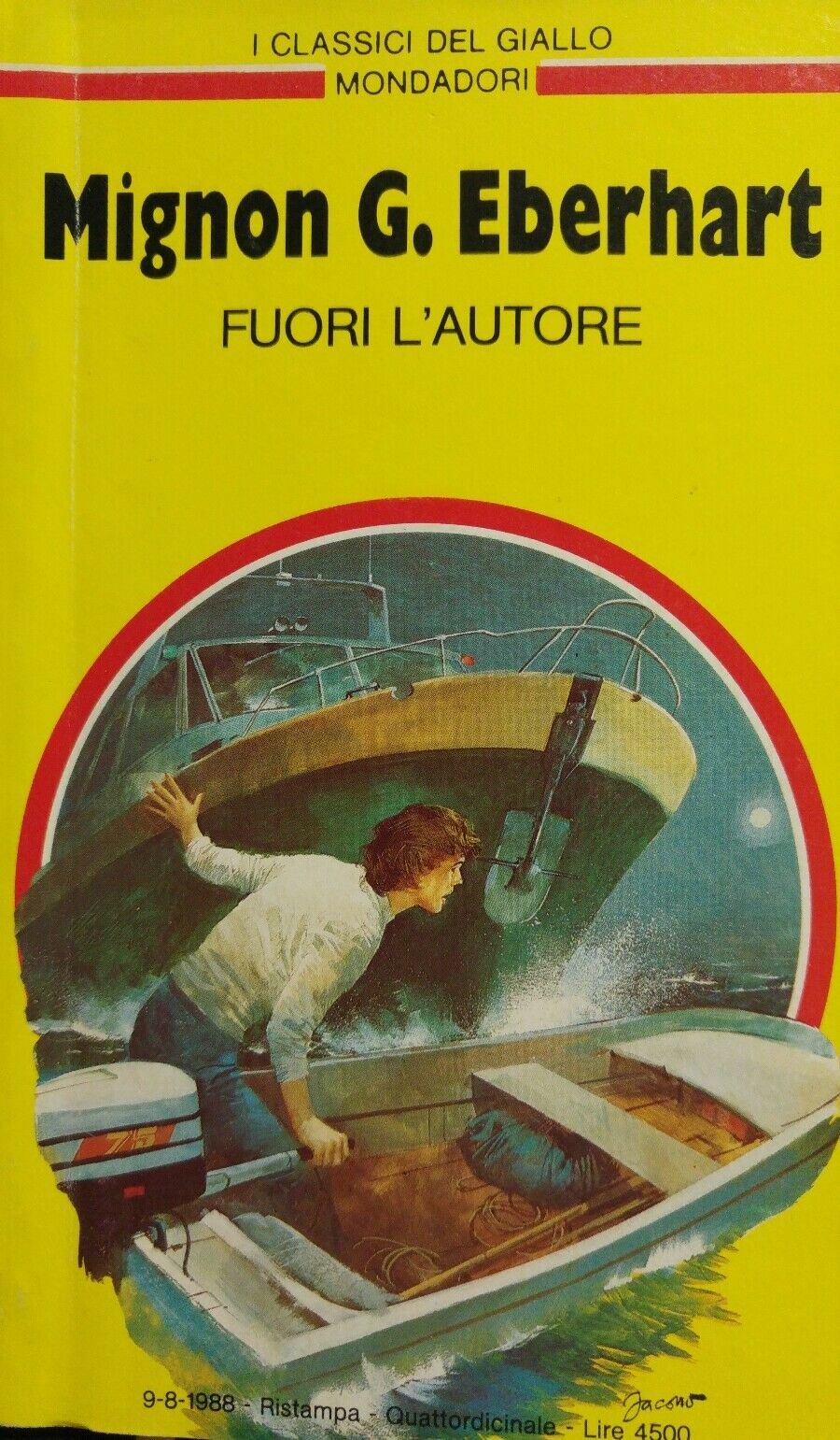 I CLASSICI DEL GIALLO MONDADORI N.562  FUORI L'AUTORE