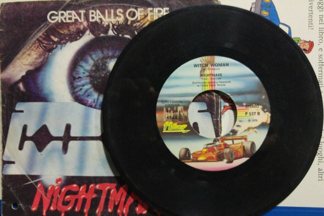 Nightmare - Great balls of fire/Witch woman 45 GIRI 7