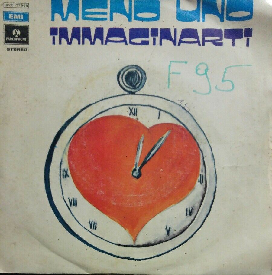 Meno Uno ‎– Per Un Momento / Immaginarti - 7' Vinile 45 giri