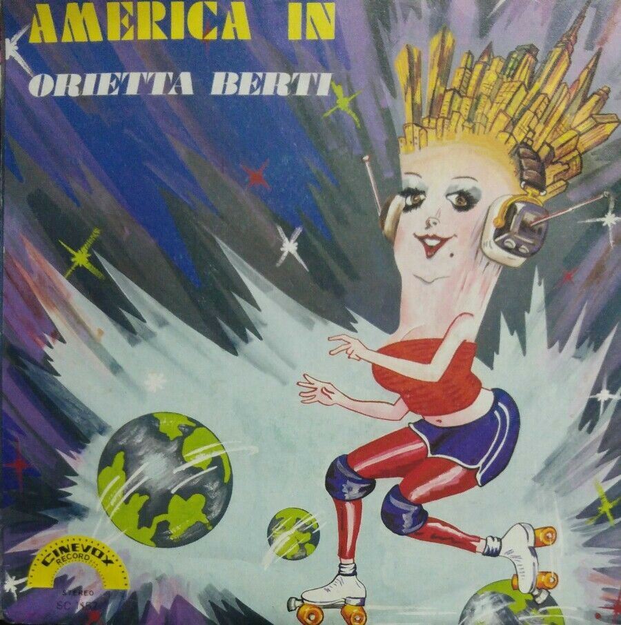 ORIETTA BERTI disco 45 g.  America In/Trippy  1982 ITALIA