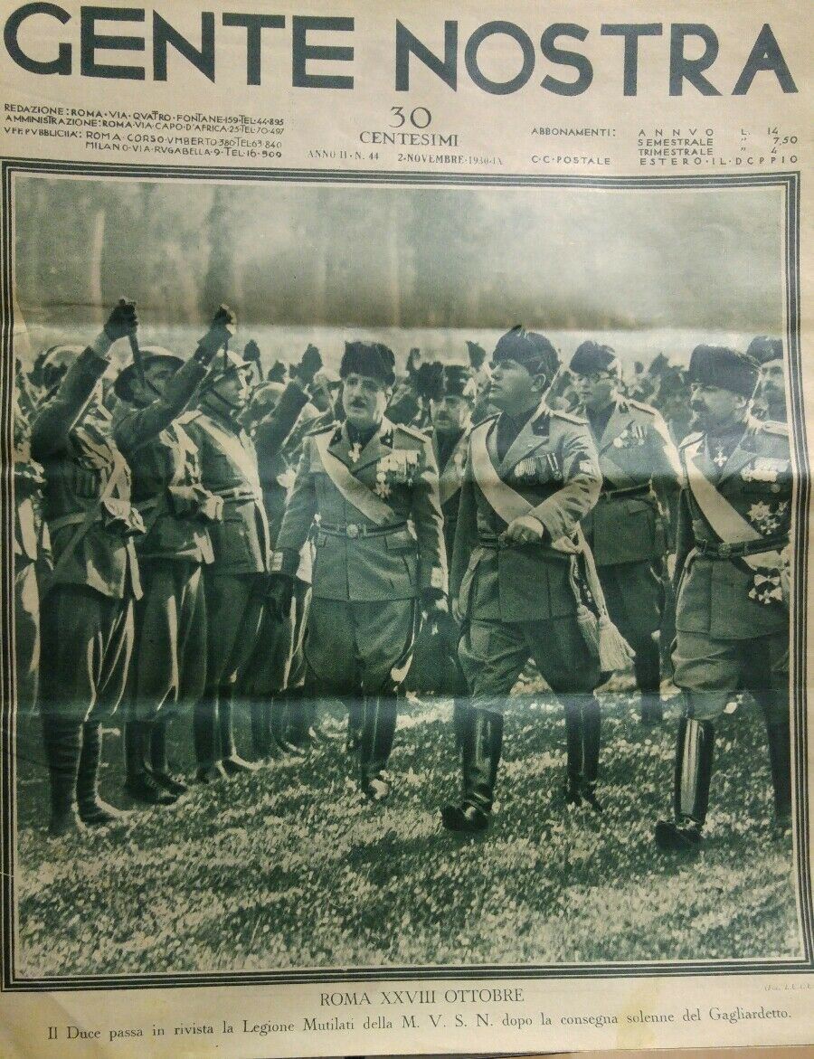 GENTE NOSTRA N.44 1930