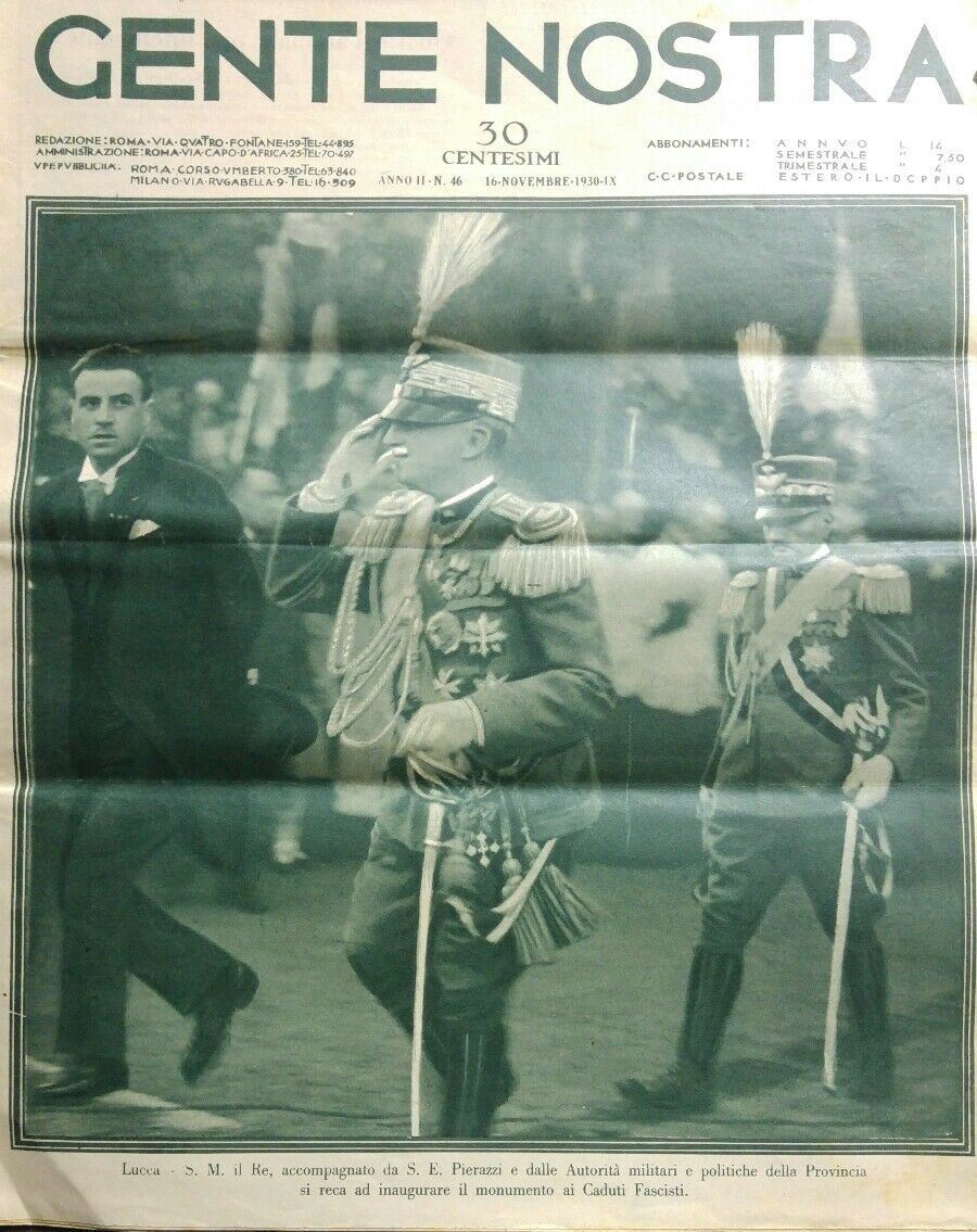 GENTE NOSTRA N.46 1930