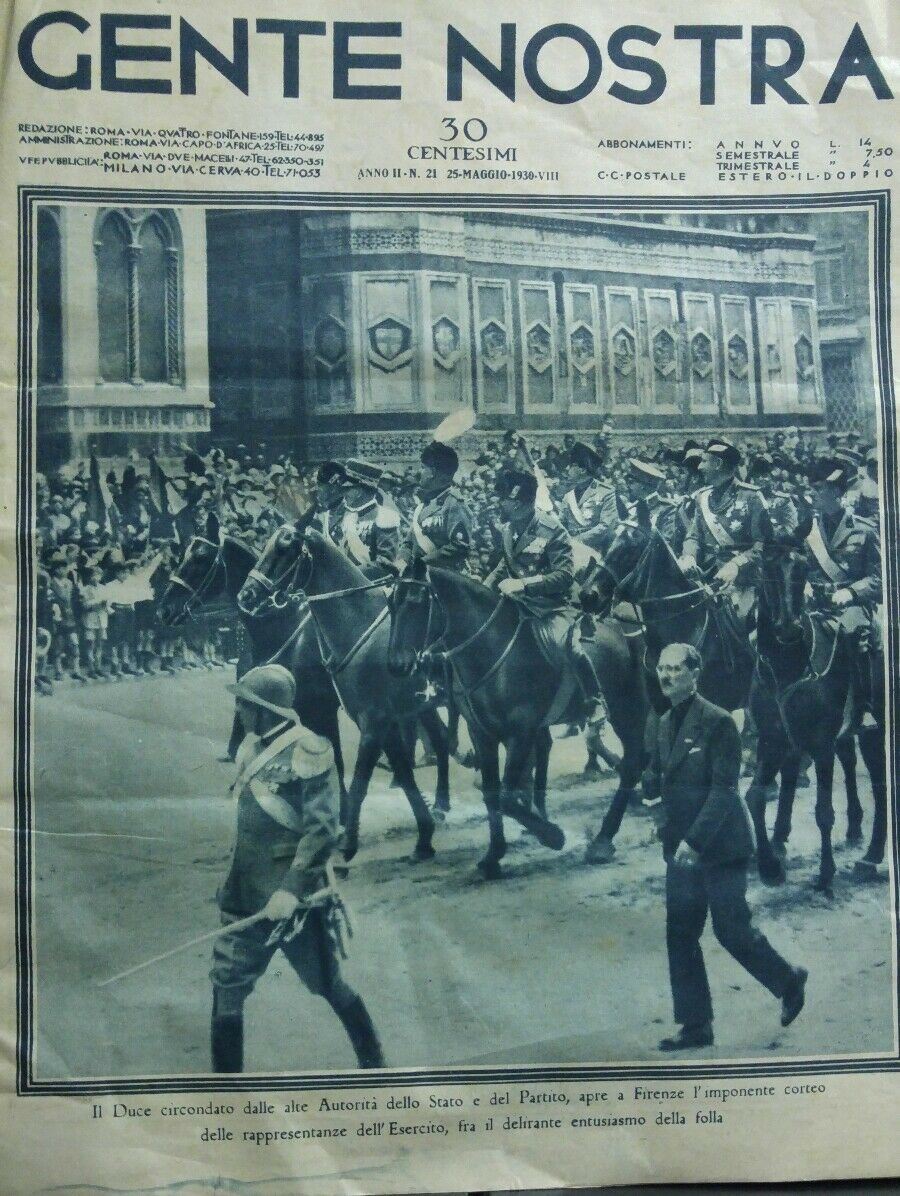 GENTE NOSTRA N.21 1930