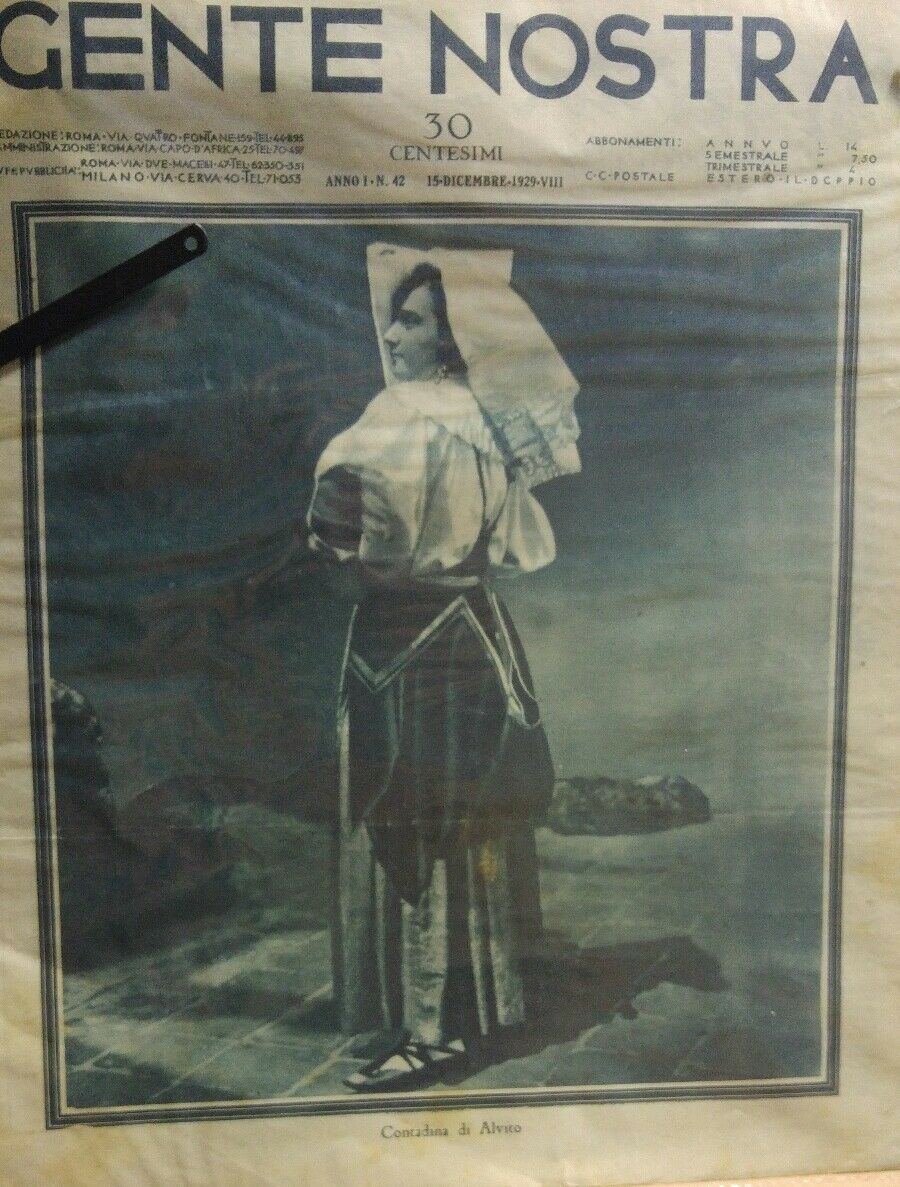 GENTE NOSTRA N.42 1929