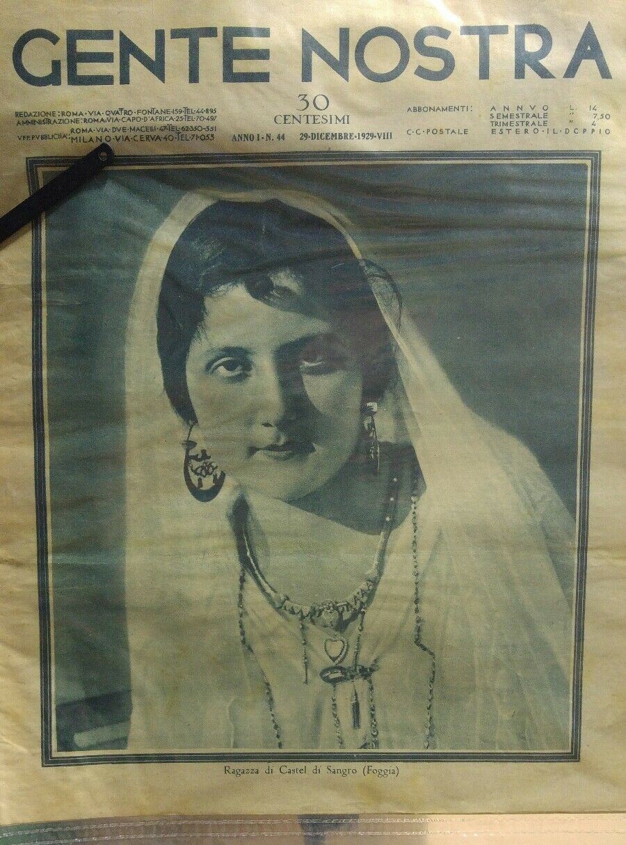 GENTE NOSTRA N.44 1929