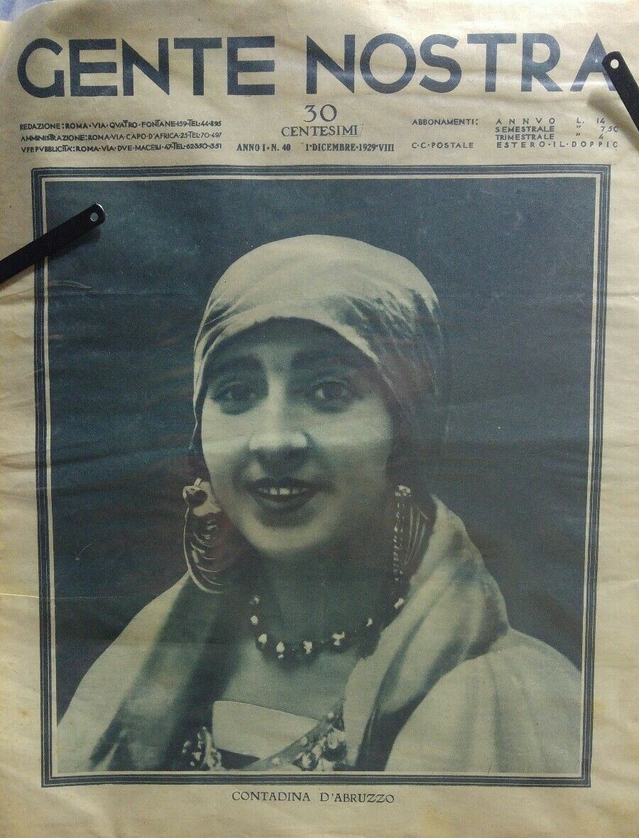 GENTE NOSTRA N.40 1929