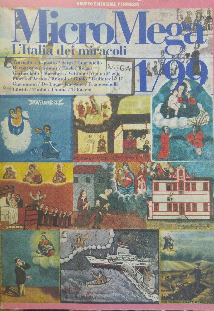 MICROMEGA 1/99 L'Italia dei miracoli
