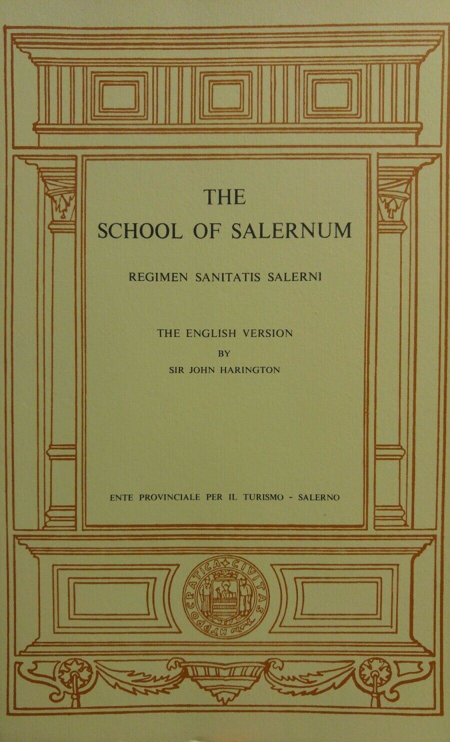 THE SCHOOL OF SALERNUM REGIMEN SANITATIS SALERNI AE235