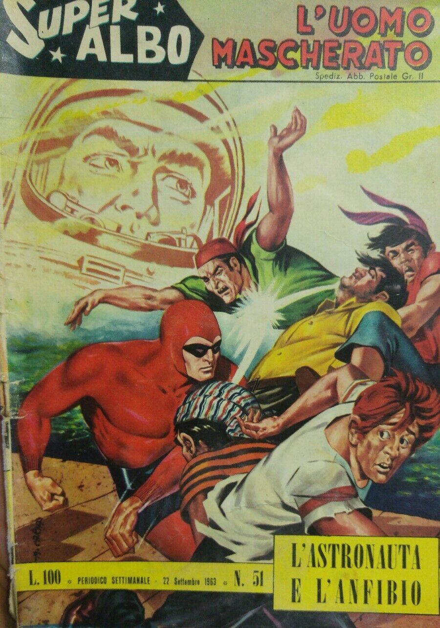 SUPER ALBO L'UOMO MASCHERATO N.51 L'ASTRONAUTA E L'ANFIBIO NON DI RESO