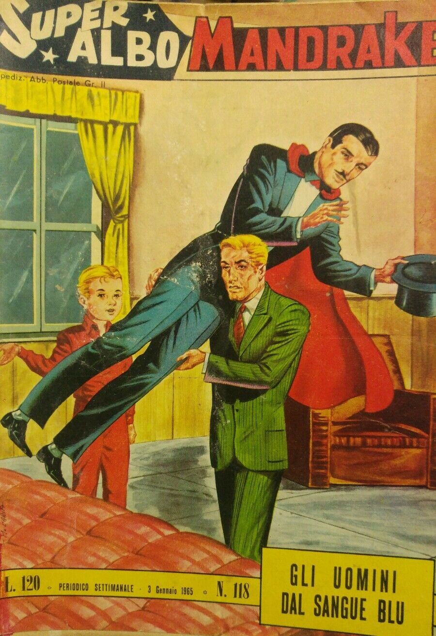 SUPER ALBO MANDRAKE N.118 GLI UOMINI DAL SANGUE BLU