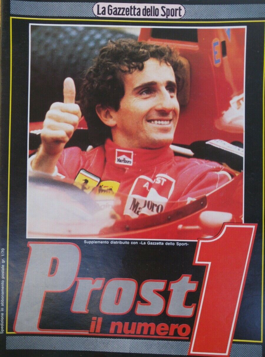 PROST IL NUMERO 1 GAZZETTA DELLO SPORT