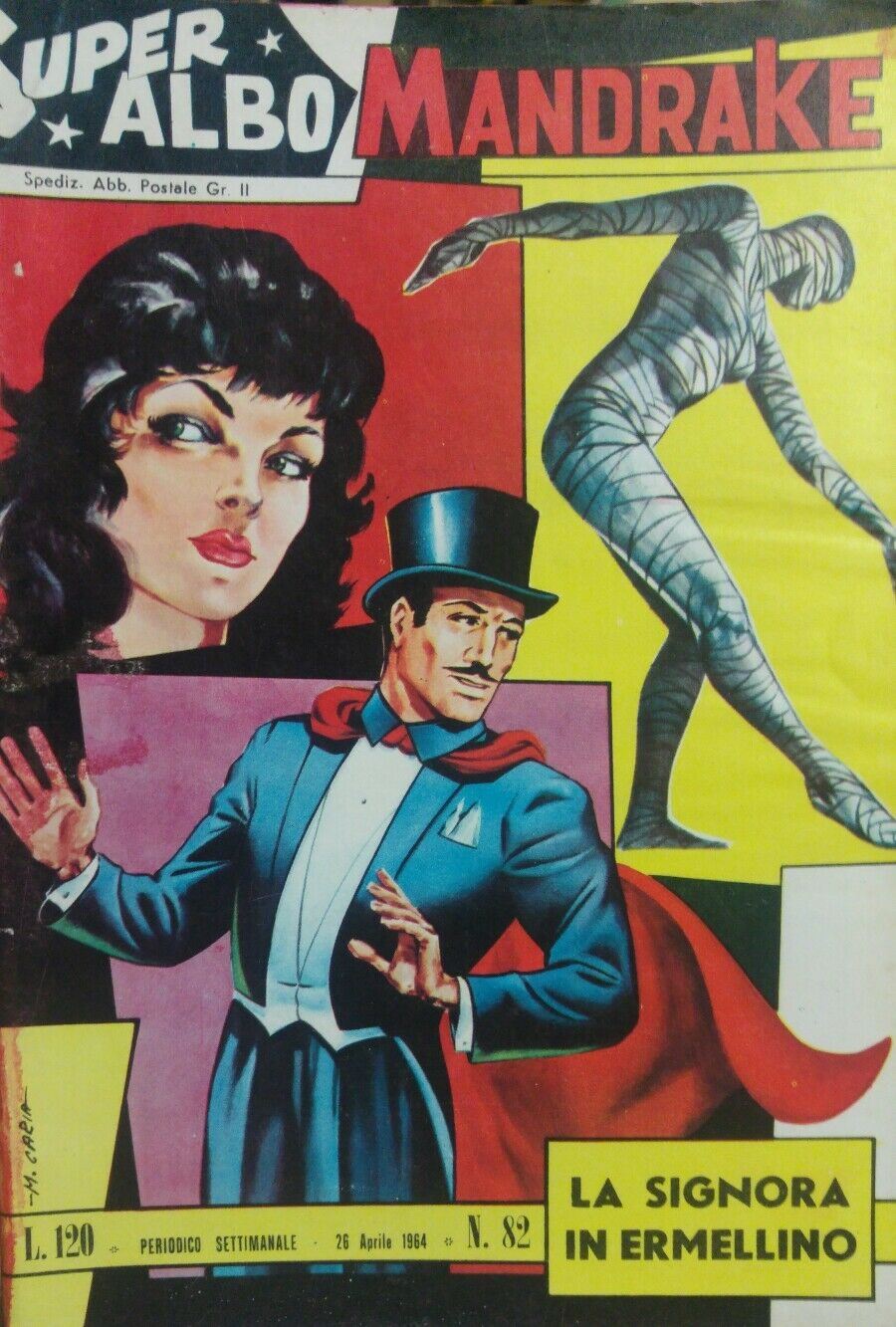 SUPER ALBO MANDRAKE N.82 LA SIGNORA IN ERMELLINO