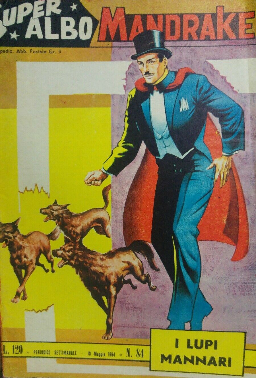 SUPER ALBO MANDRAKE N.84 I LUPI MANNARI