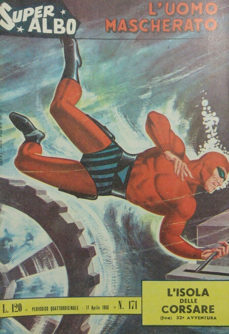 SUPER ALBO L'UOMO MASCHERATO N.171 L'ISOLA DELLE CORSARE