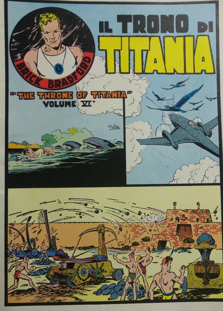 BRICK BRADFORD IL TRONO DI TITANIA VI AMERICAN COMICS N.12