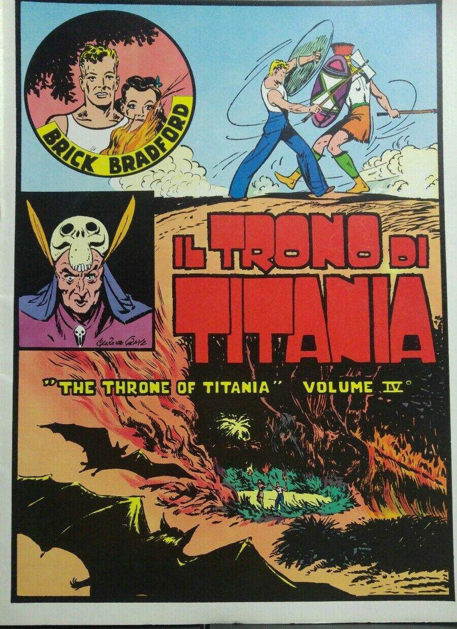 BRICK BRADFORD IL TRONO DI TITANIA IV AMERICAN COMICS N.10