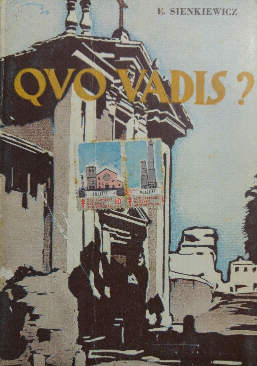 QUO VADIS? SIENKIEWICZ VALLARDI 1953 ILLUSTRATO