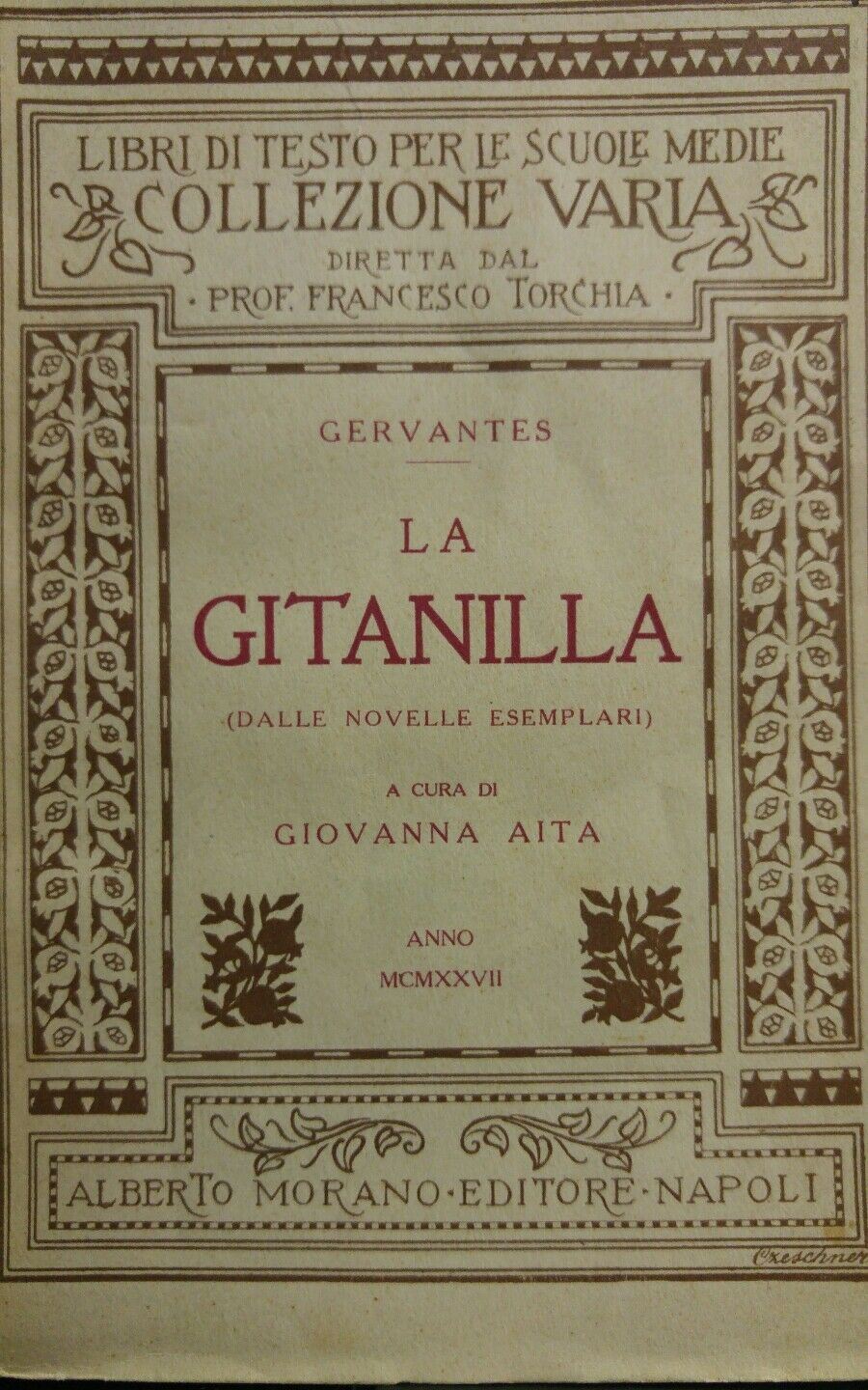 LA GITANILLA CERVANTES