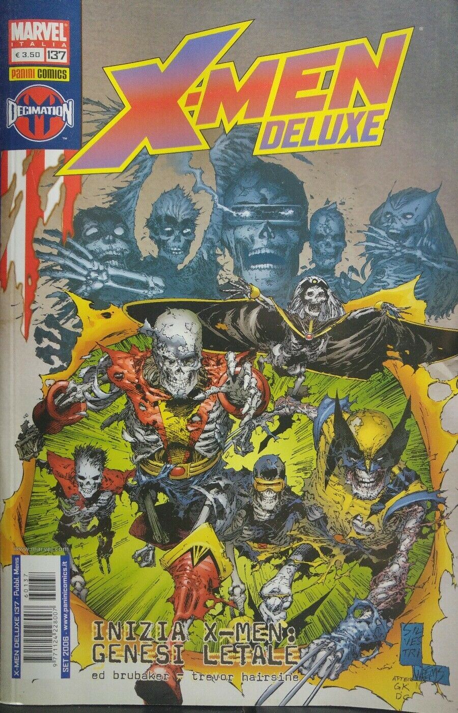 X MEN DELUXE N.137 PANINI