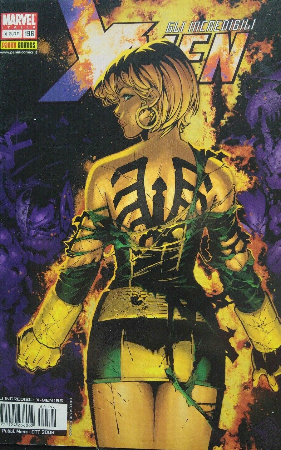 GLI INCREDIBILI X MEN N.196