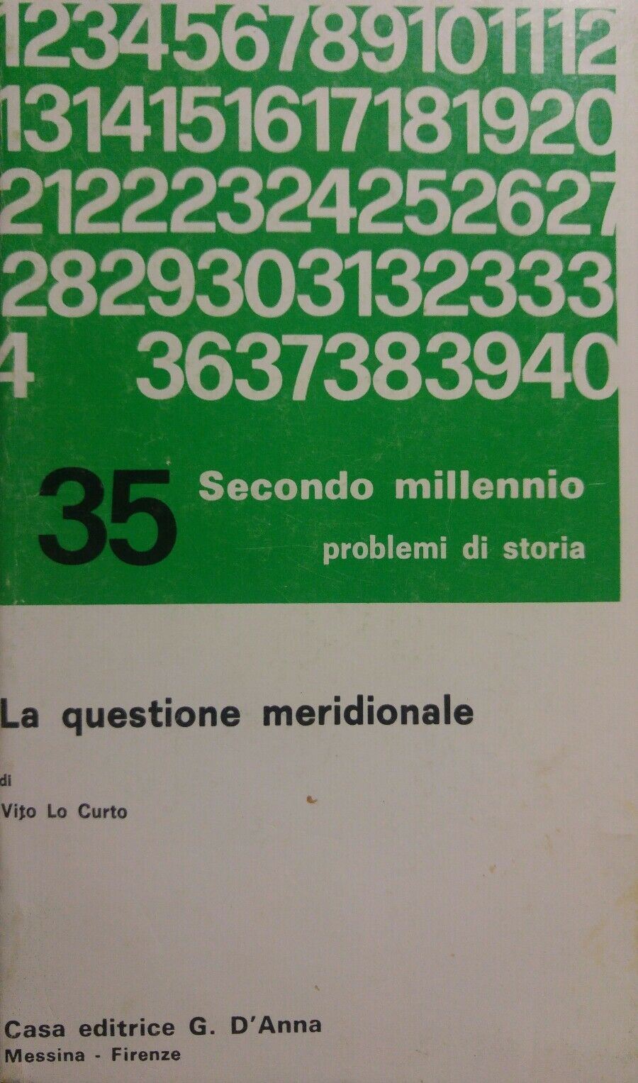 LA QUESTIONE MERIDIONALE VITO LO CURTO