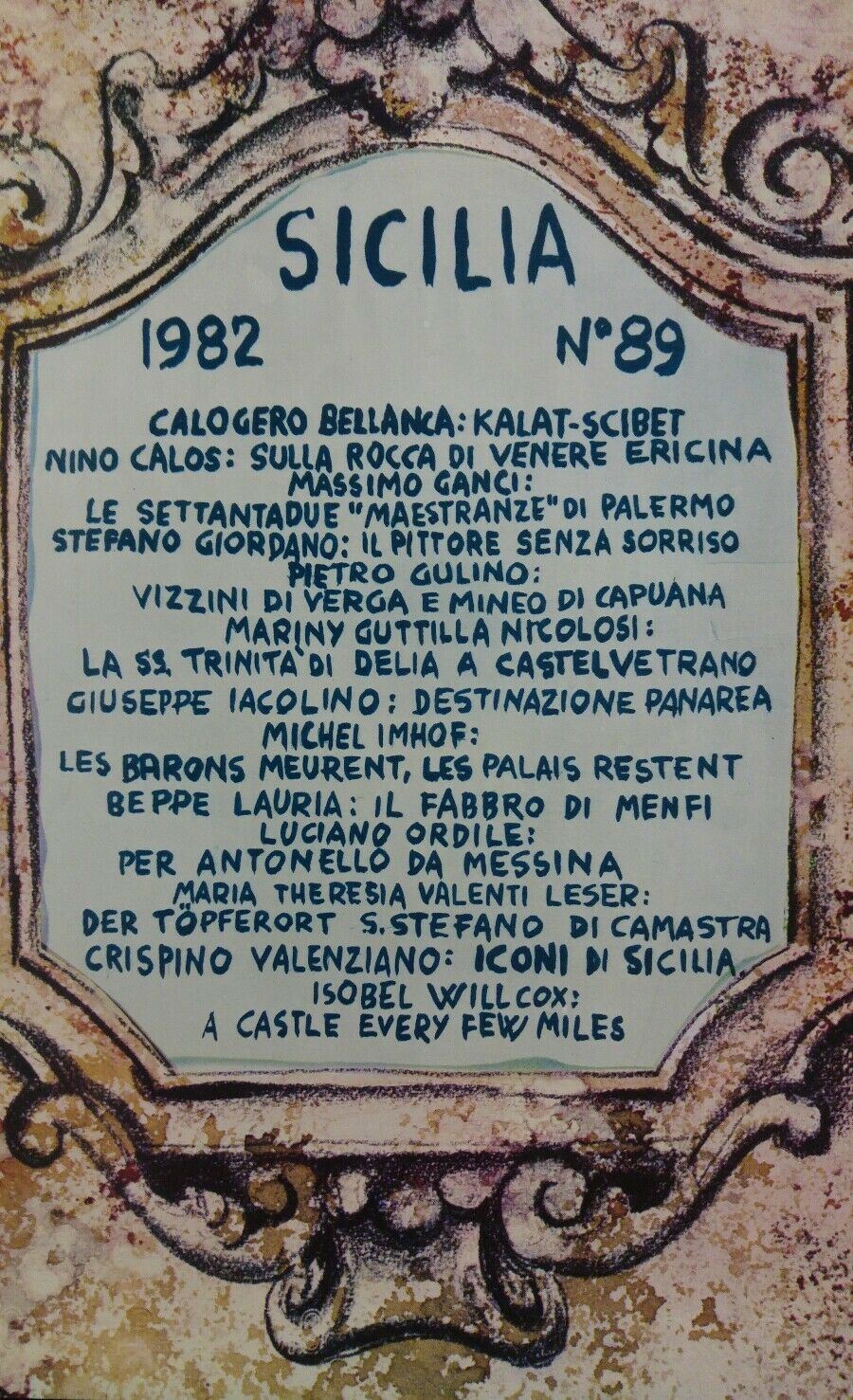 SICILIA N.89 1982 FLACCOVIO