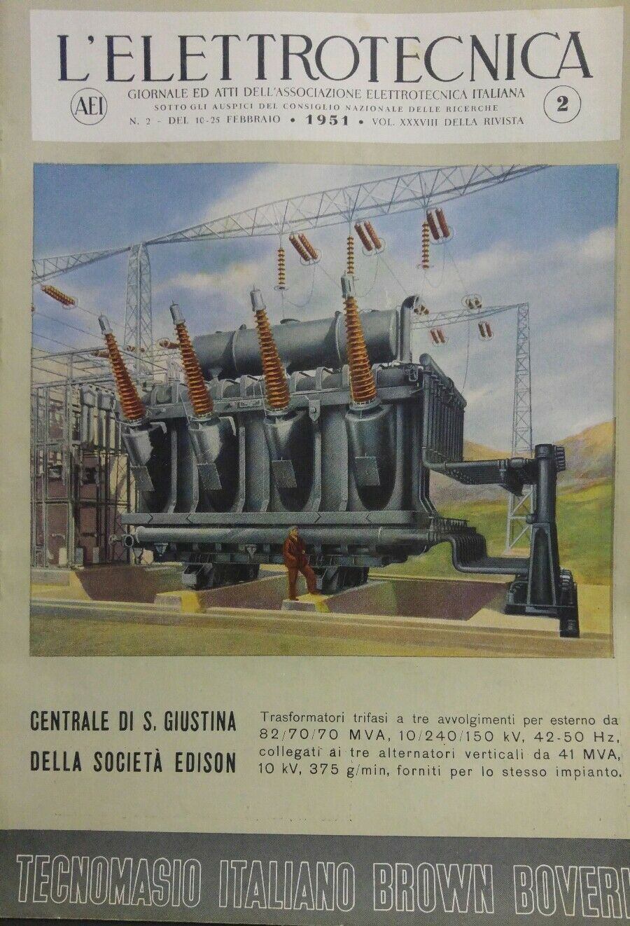 L'ELETTROTECNICA N.2 1951