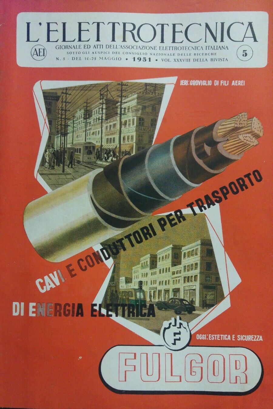 L'ELETTROTECNICA N.5 1951