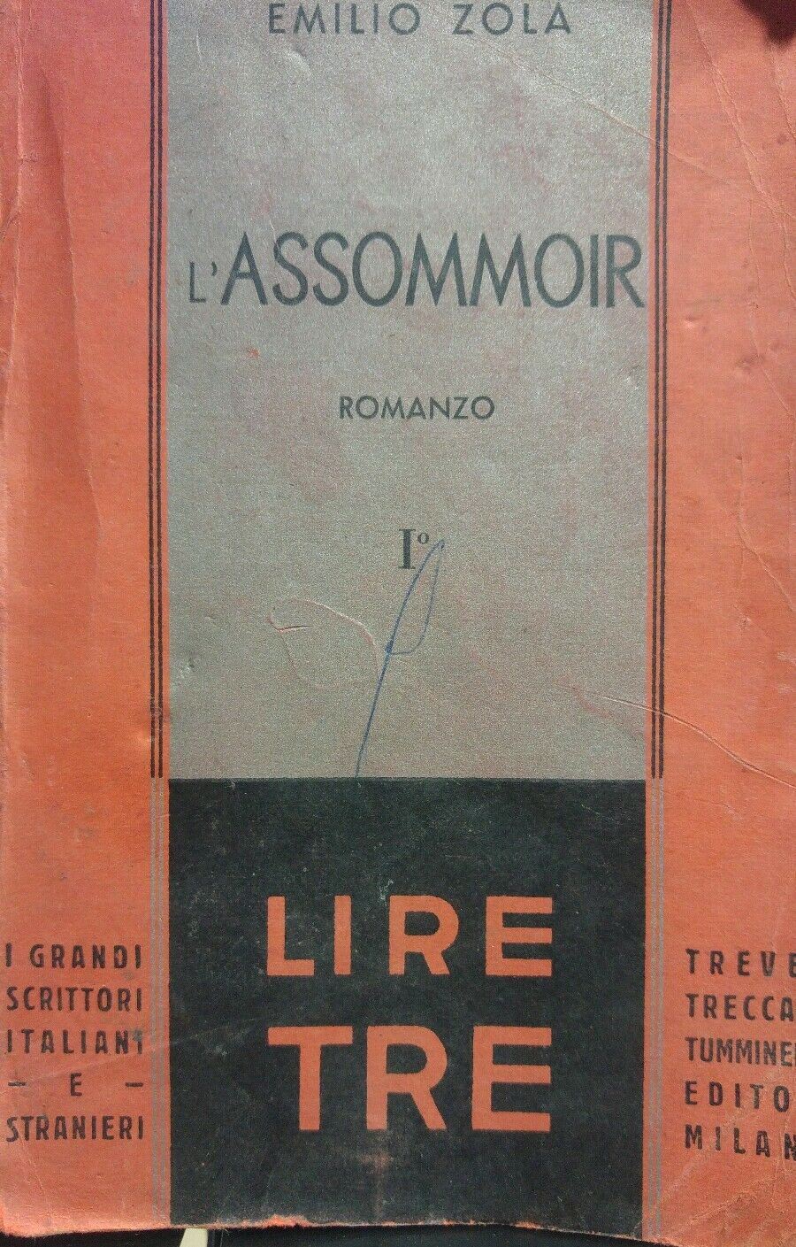 L'ASSOMMOIR E. ZOLA TREVES 1927  P12144