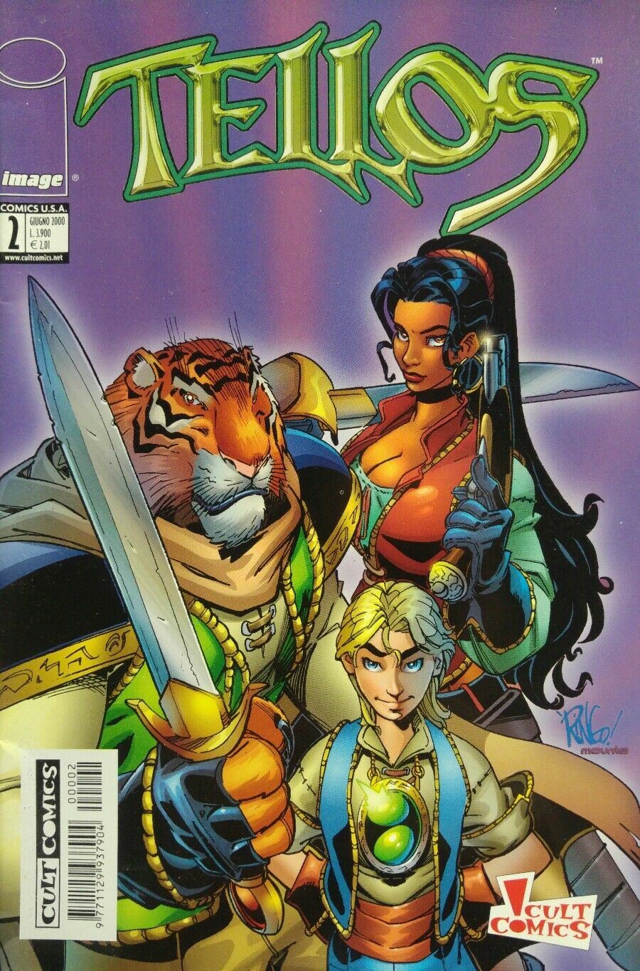 TELLOS N.2 COMICS USA CULT COMICS