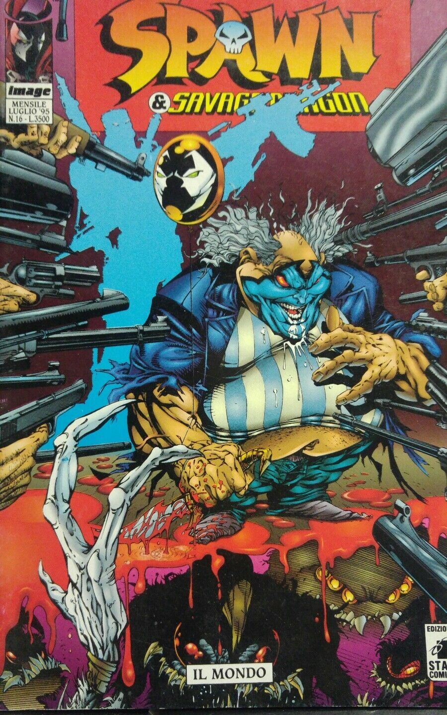 SPAWN E SAVAGE DRAGON N.16