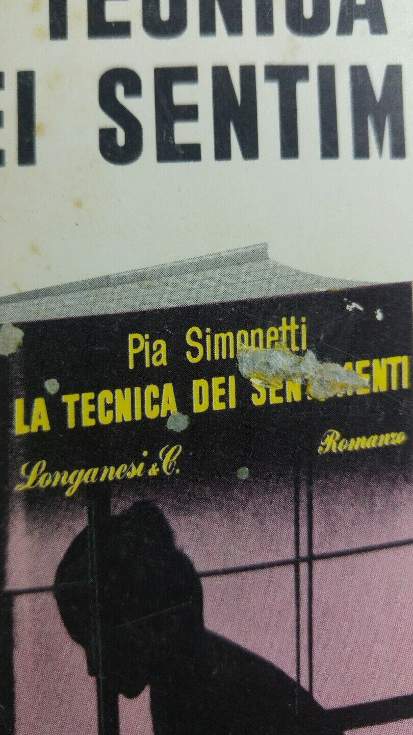 LA TECNICA DEI SENTIMENTI PIA SIMONETTI Q427