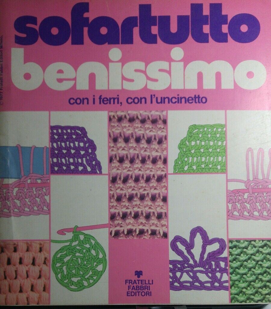SOFARTUTTO BENISSIMO CON I FERRI CON L'UNCINETTO N.4 R148