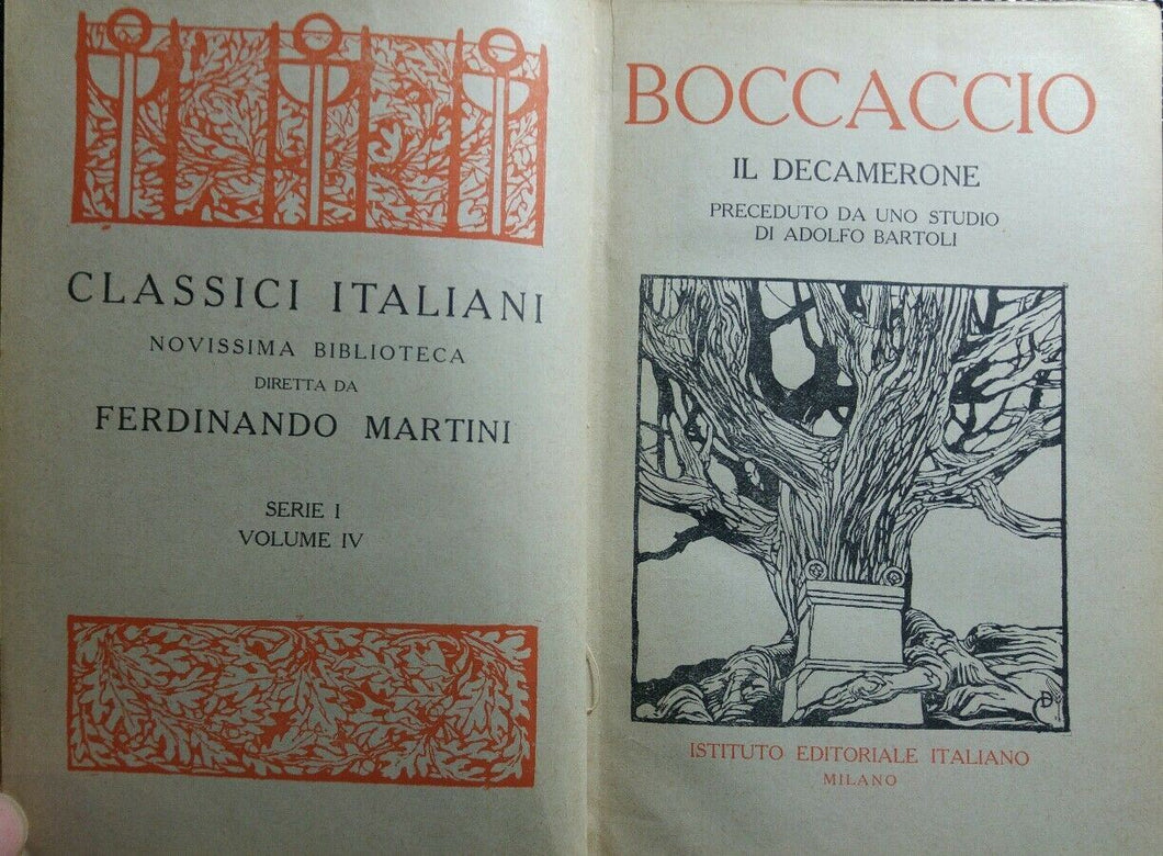 IL DECAMERONE BOCCACCIO COSTRUIRE Q309