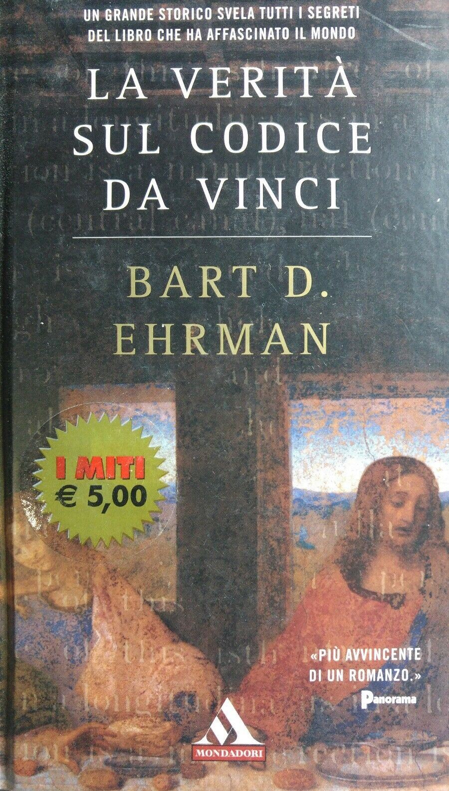LA VERITA' SUL CODICE DA VINCI B.D. EHRMAN R246