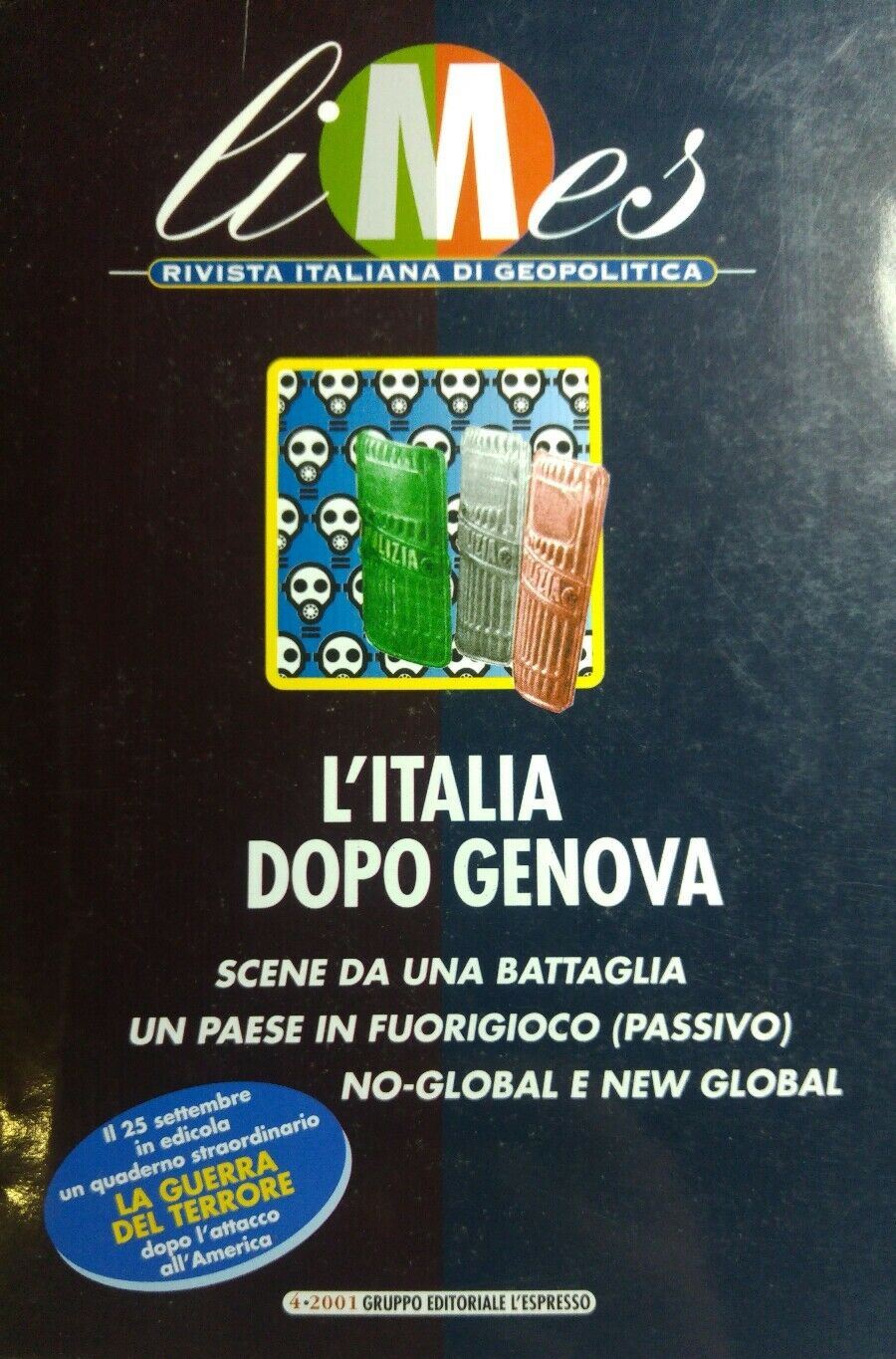 LIMES 4 2001 L'ITALIA DOPO GENOVA Q447