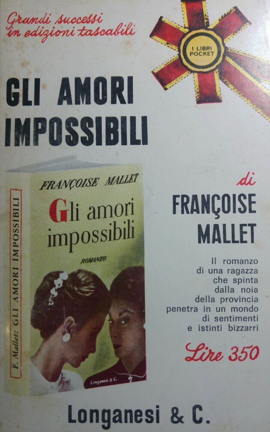 GLI AMORI IMPOSSIBILI F.MALLET Q430