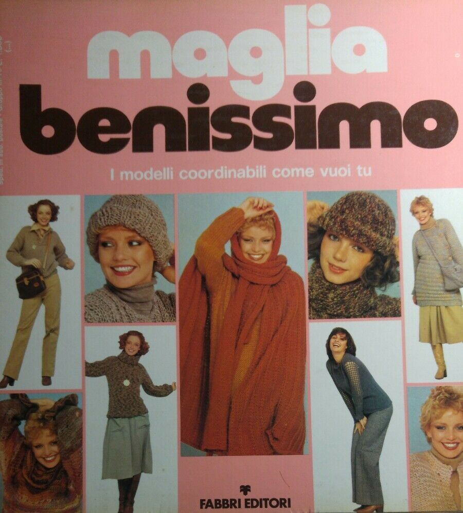 MAGLIA BENISSIMO I MODELLI COORDINABILI COME VUOI TU