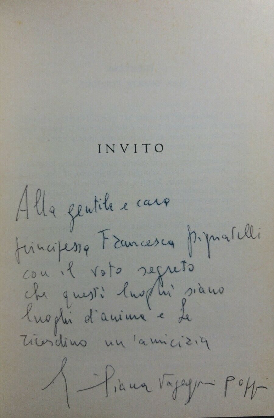 GUIDA DI CHIANCIANO E DINTORNI 1974 CON DEDICA ALLA PRINCIPESSA PIGANTELLI Q488