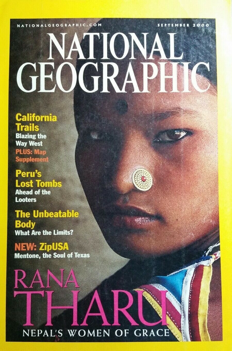 NATIONAL GEOGRAPHIC SEPTEMBER 2000