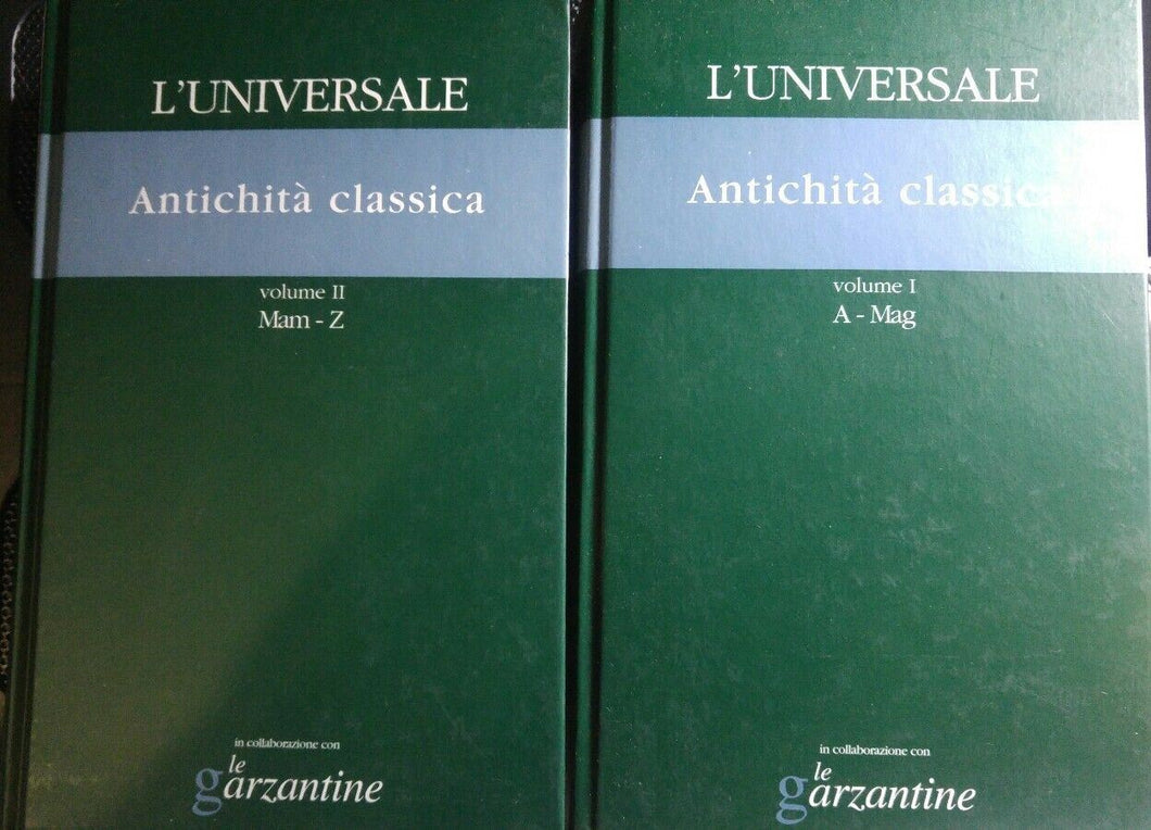 LE GARZANTIME ANTICHITA' CLASSICA IL GIORNALE 2VOLL. R175