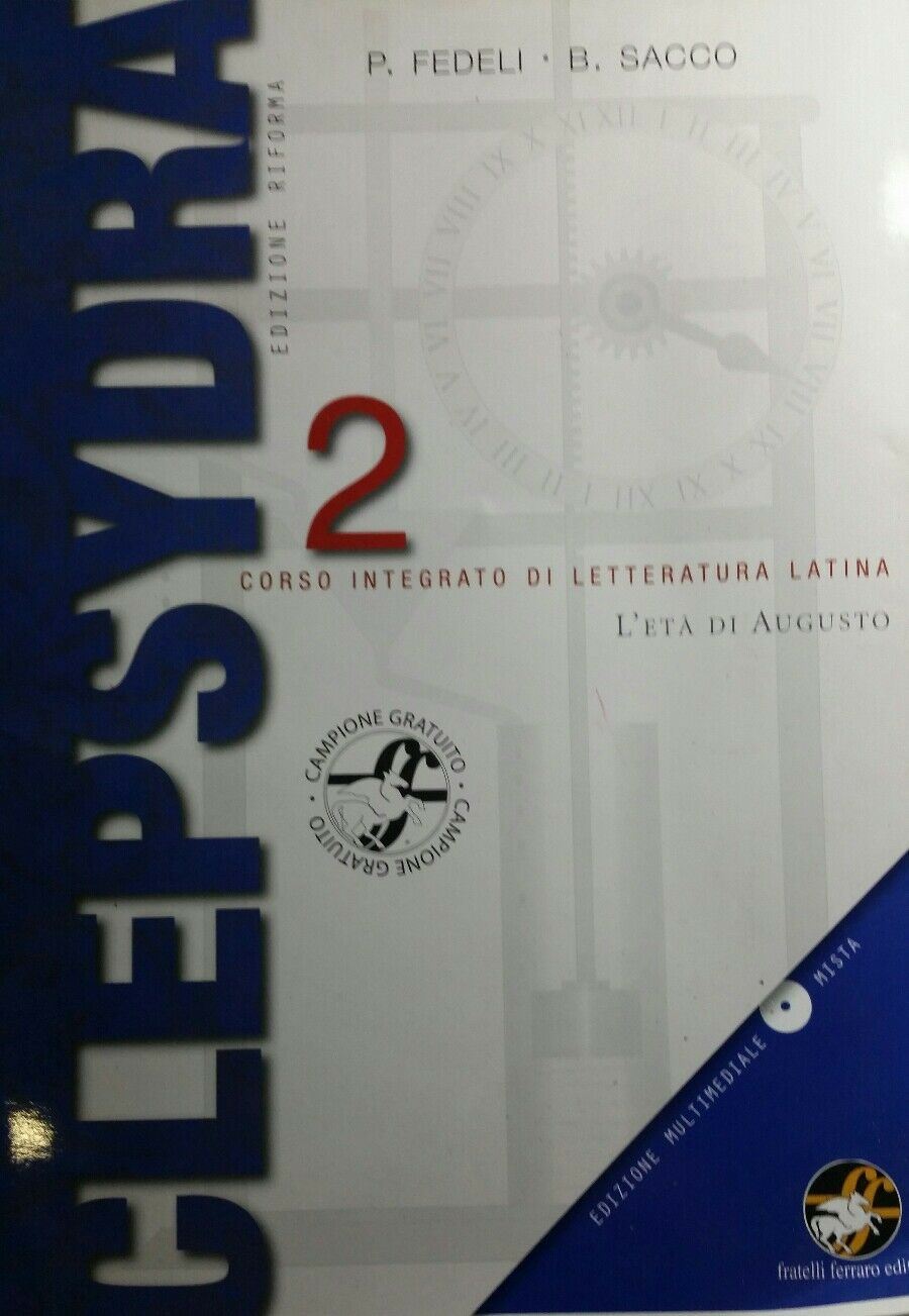 Clepsydra. Per i Licei e gli Ist. magistrali VOL.2 R469