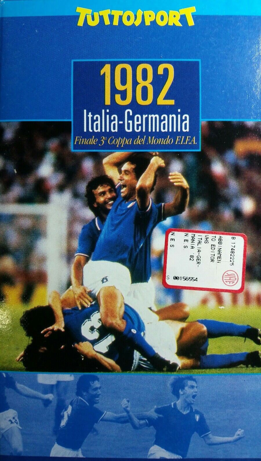 ITALIA GERMANIA 1982 VHS TUTTOSPORT