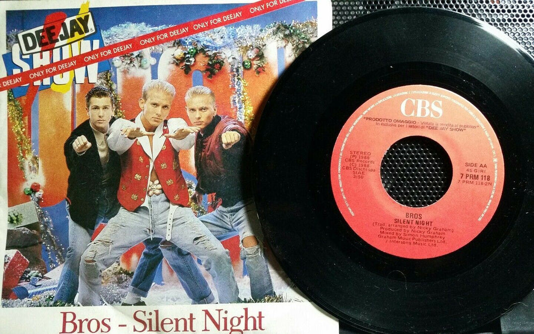 BROS SILENT NIGHT / CAT AMONG THE PIGEONS 7