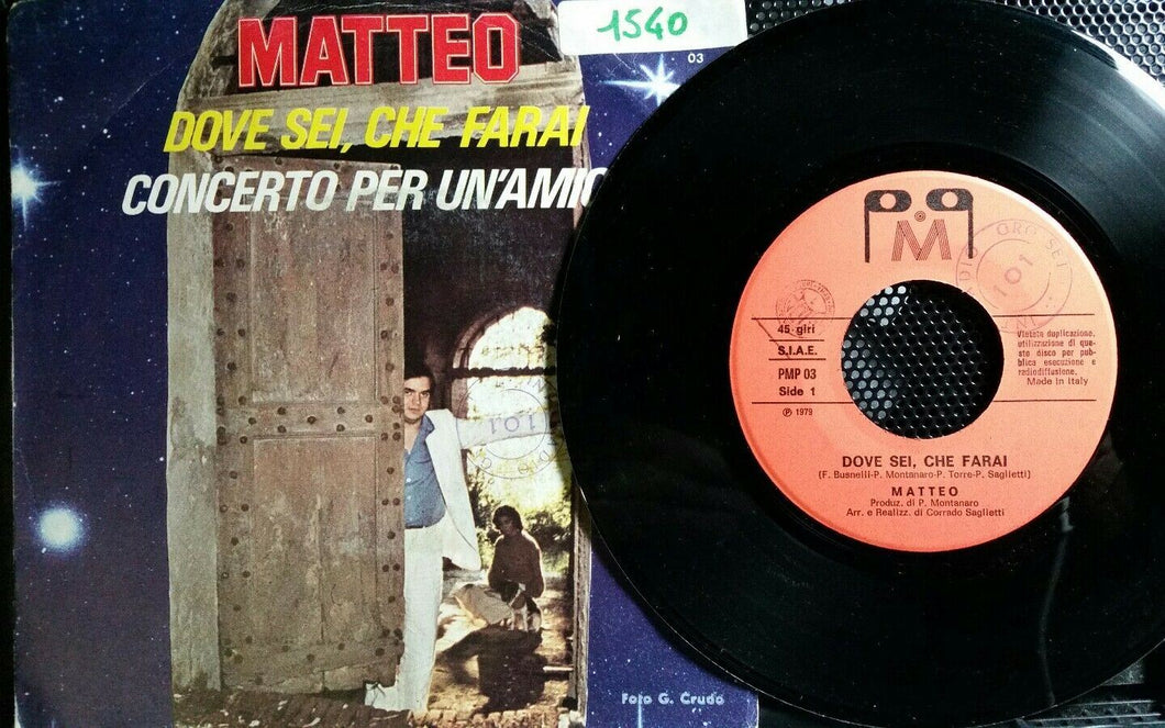 MATTEO DOVE SEI, CHE FARAI/CONCERTO PER UN'AMICA 7